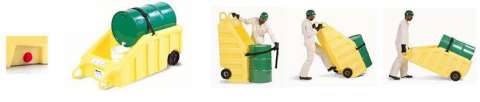 POLY-DOLLY CARRETILLA ANTIDERRAMES PARA TAMBOS CON  DESAGÜE